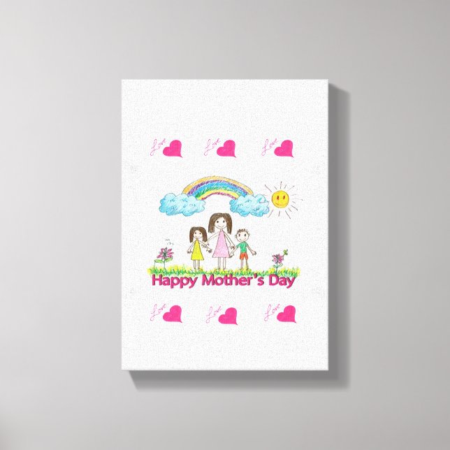 Stretched Canvas Print Mother's Day Canvas (Front)