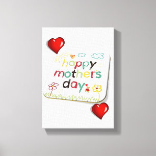 Stretched Canvas Print Mother's Day Canvas