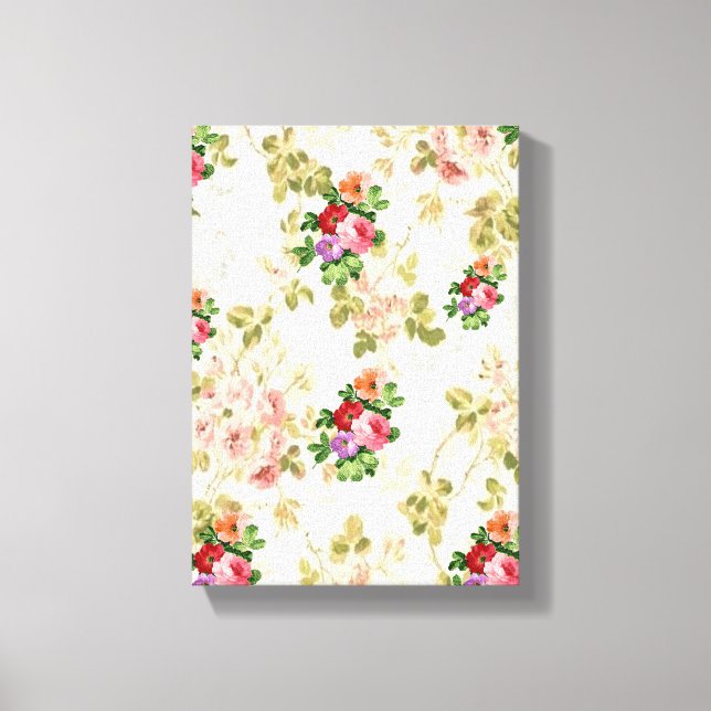 Stretched Canvas Print Mother's Day Floral (Front)