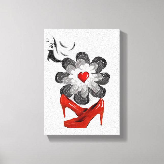 Stretched Canvas Print Mother's Day Floral (Front)