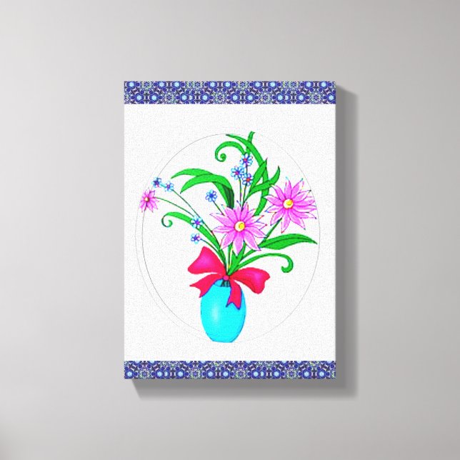 Stretched Canvas Print Mother's Day Floral (Front)