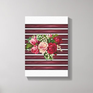 Stretched Canvas Print Mother's Day Floral