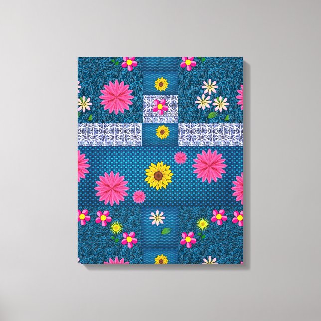 Stretched Canvas Print Mother's Day Floral (Front)