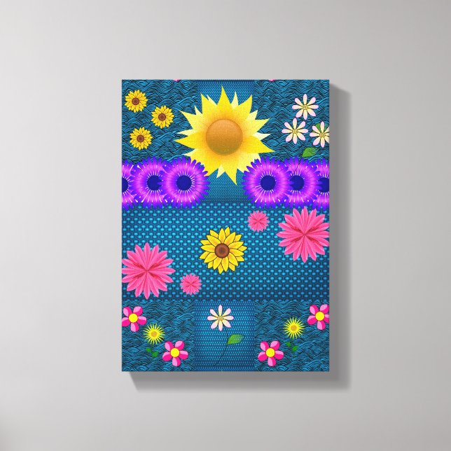 Stretched Canvas Print Mother's Day Floral (Front)