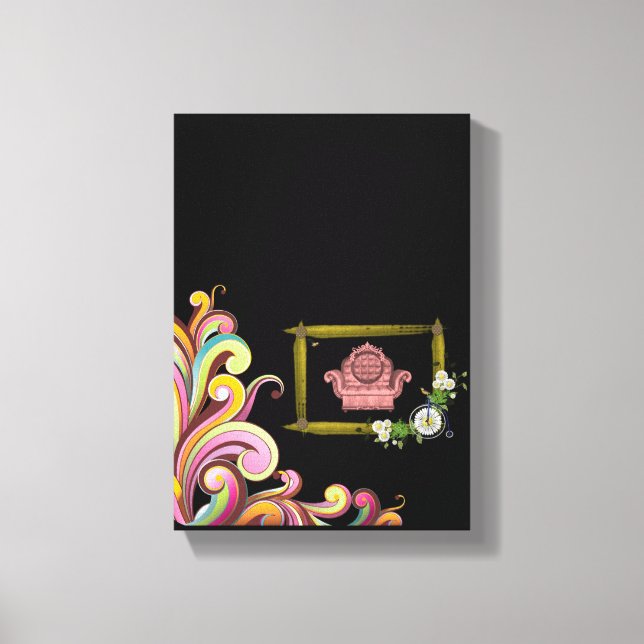 Stretched Canvas Print Mother's Day Floral (Front)
