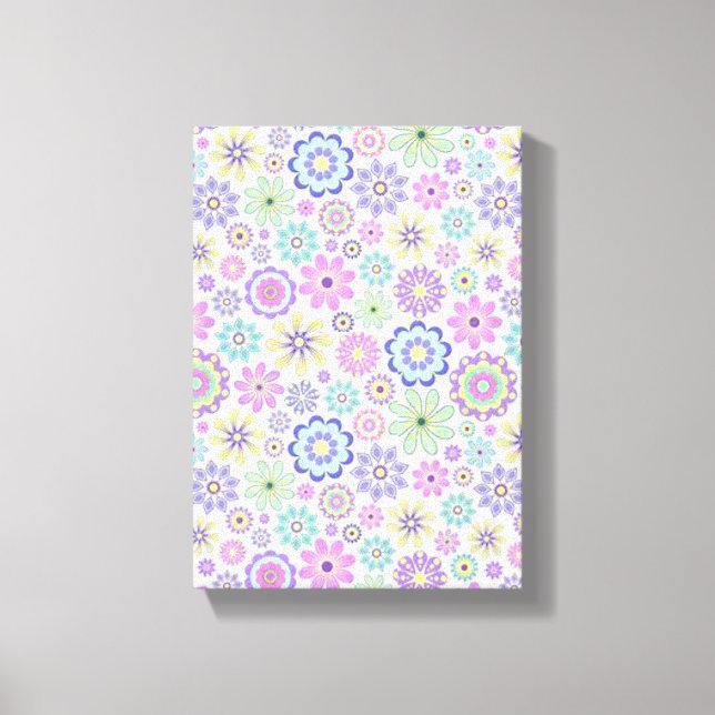 Stretched Canvas Print Mother's Day Floral (Front)