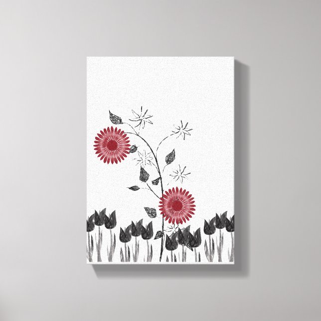 Stretched Canvas Print Mother's Day Floral (Front)