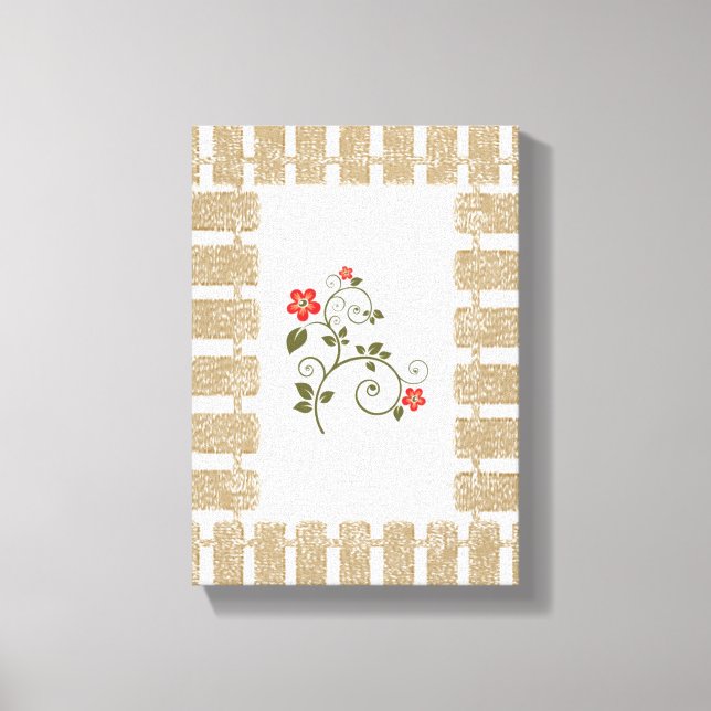 Stretched Canvas Print Mother's Day Floral (Front)