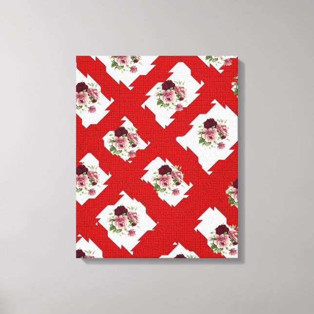 Stretched Canvas Print Mother's Day Floral (Front)