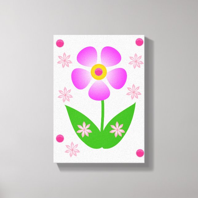 Stretched Canvas Print Mother's Day Floral (Front)