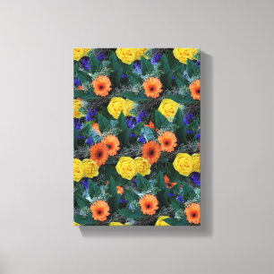 Stretched Canvas Print Mother's Day Floral