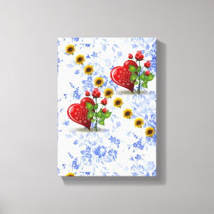 Stretched Canvas Print Mother's Day Floral