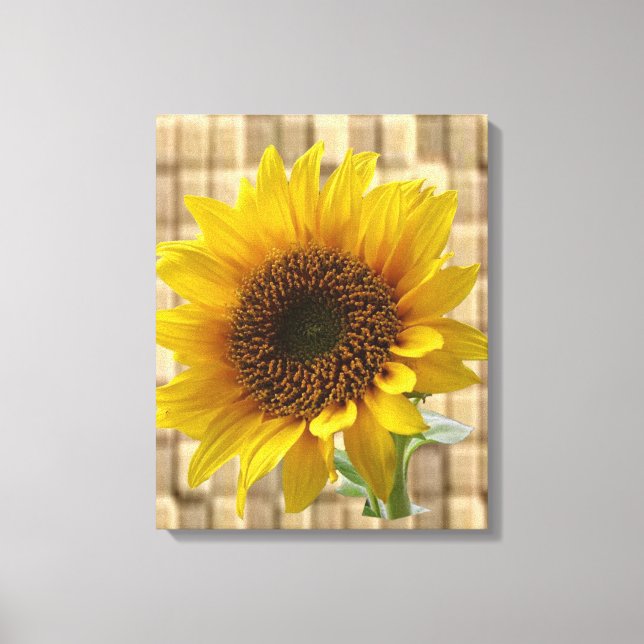 Stretched Canvas Print Mother's Day Sunflower (Front)