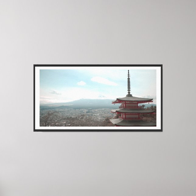 Stretched Canvas Print - Mt Fuji (Front)