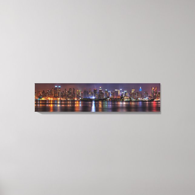 Stretched Canvas Print - New York Skyline (Front)