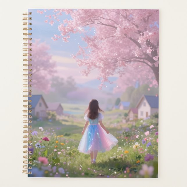 Stretched Canvas Print quiet Beauty Planner (Front)
