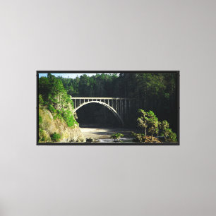 Stretched Canvas Print - Russian Gulch State Park