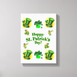 Stretched Canvas Print St. Patrick's Day
