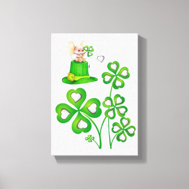Stretched Canvas Print St. Patrick's Day (Front)
