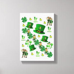 Stretched Canvas Print St. Patrick's Day