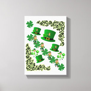 Stretched Canvas Print St. Patrick's Day