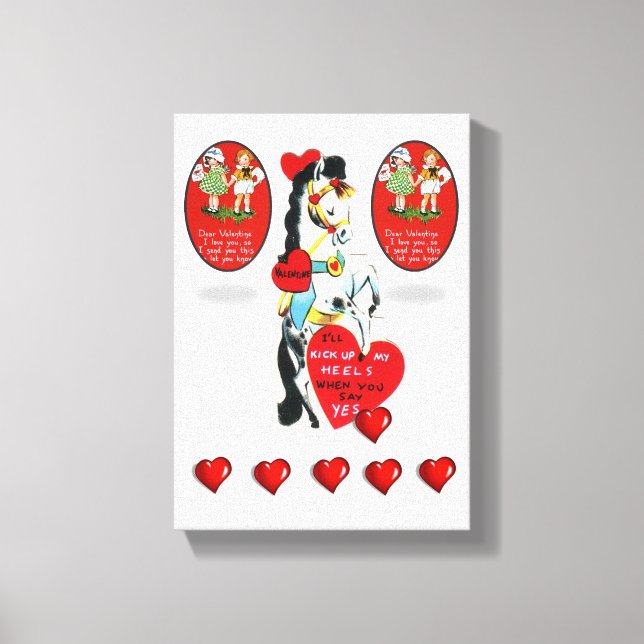 Stretched Canvas Print Valentine's Day (Front)