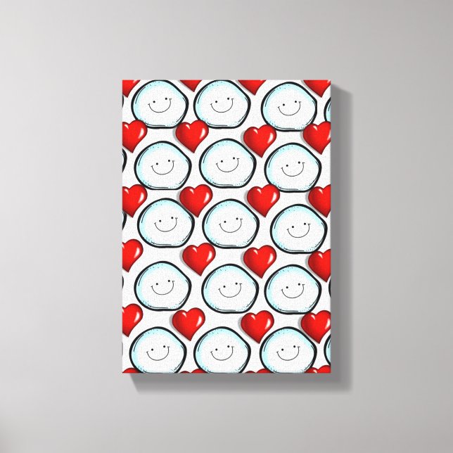 Stretched Canvas Print Valentine's Day (Front)
