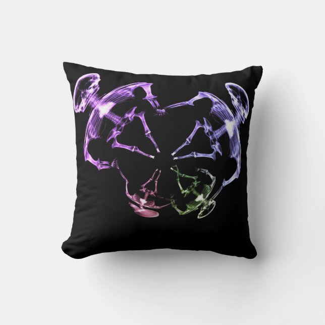 Stretched X-Ray Skeleton Family 1 Cushion (Front)