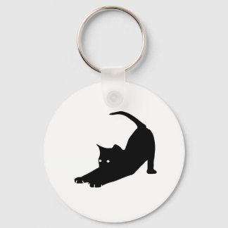 Stretching Cat Key Chain