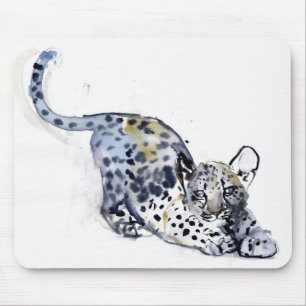 Stretching Cub Mouse Pad