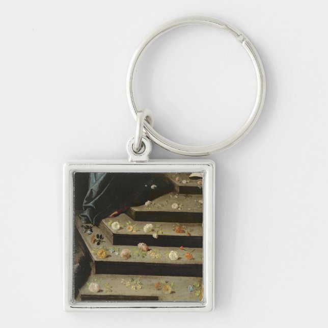 Strewing flowers key ring (Front)