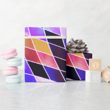 Stricking Colours Fun Wrapping Paper