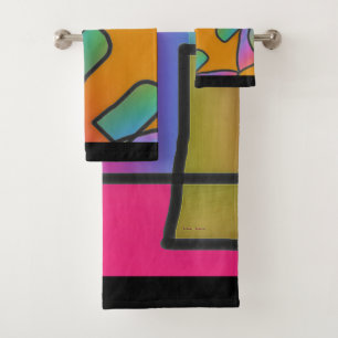 Strictly Abstract Bath Towel Set
