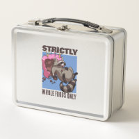 Strictly Whole Foods Only Racoon Cake Cartoon