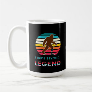 Stride Beyond Legend Sasquatch Amputee Vintage Coffee Mug