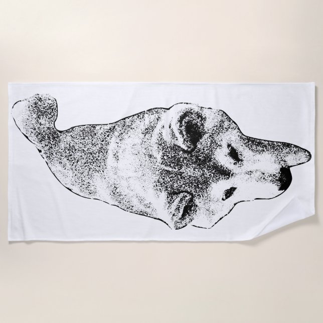 Stride of Confidence Beach Towel (Front)