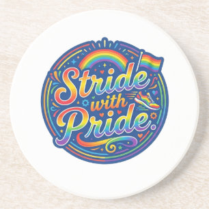 Stride with Pride – Confidence & Strength T-Shirt Coaster