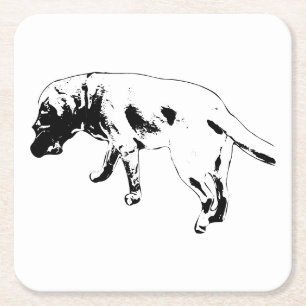 Strides & Stories Square Paper Coaster
