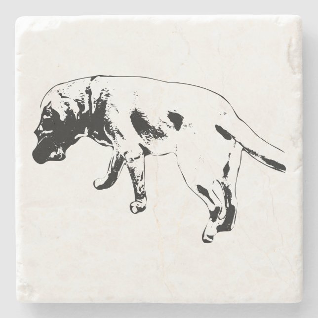 Strides & Stories Stone Coaster (Front)