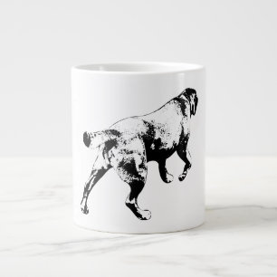 Striding Through Autumn Large Coffee Mug