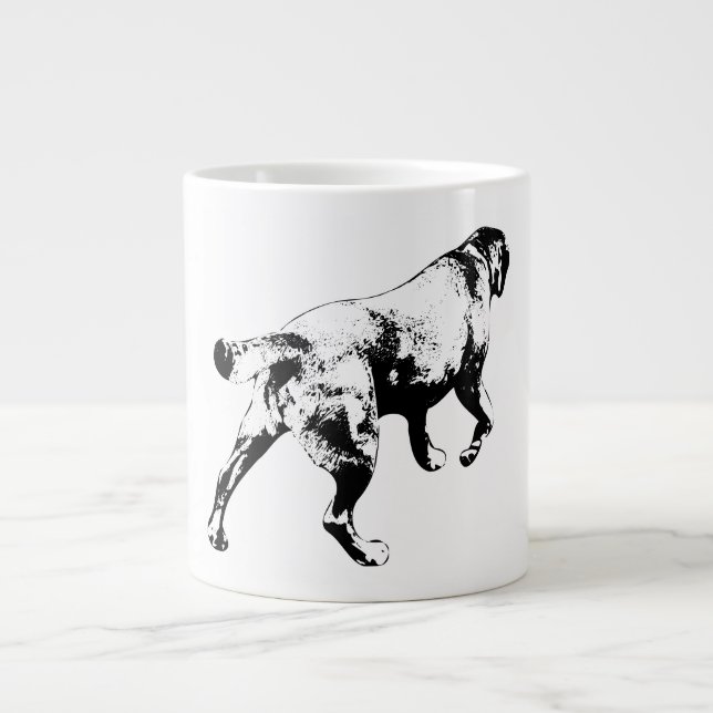 Striding Through Autumn Large Coffee Mug (Front)