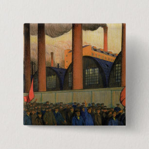 Strike 15 Cm Square Badge