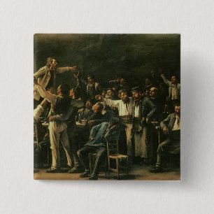 Strike, 1895 15 cm square badge