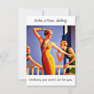 Strike a Pose Card