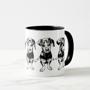 'Strike A Pose' Flippy Ear Dex Combo Mug 325ml
