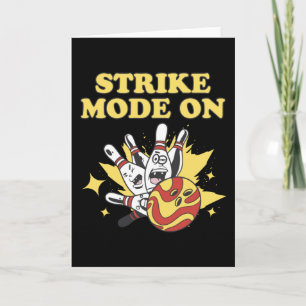 Strike Mode Bowling Player Bowling Gift Card