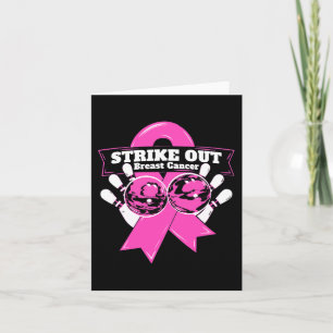 Strike Out Breast Cancer Awareness Bowling Fighter Card