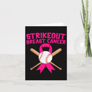 Strike Out Breast Cancer Awareness Sell Fighters Card