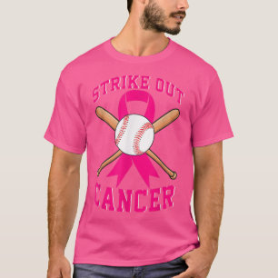 Strike Out Breast Cancer Baseball Fight Awareness T-Shirt