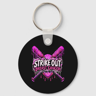 Strike Out Breast Cancer Sell Softll Drip Home Pla Key Ring